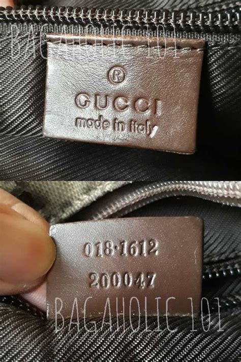 how to authenticate gucci purse|how to check gucci bag.